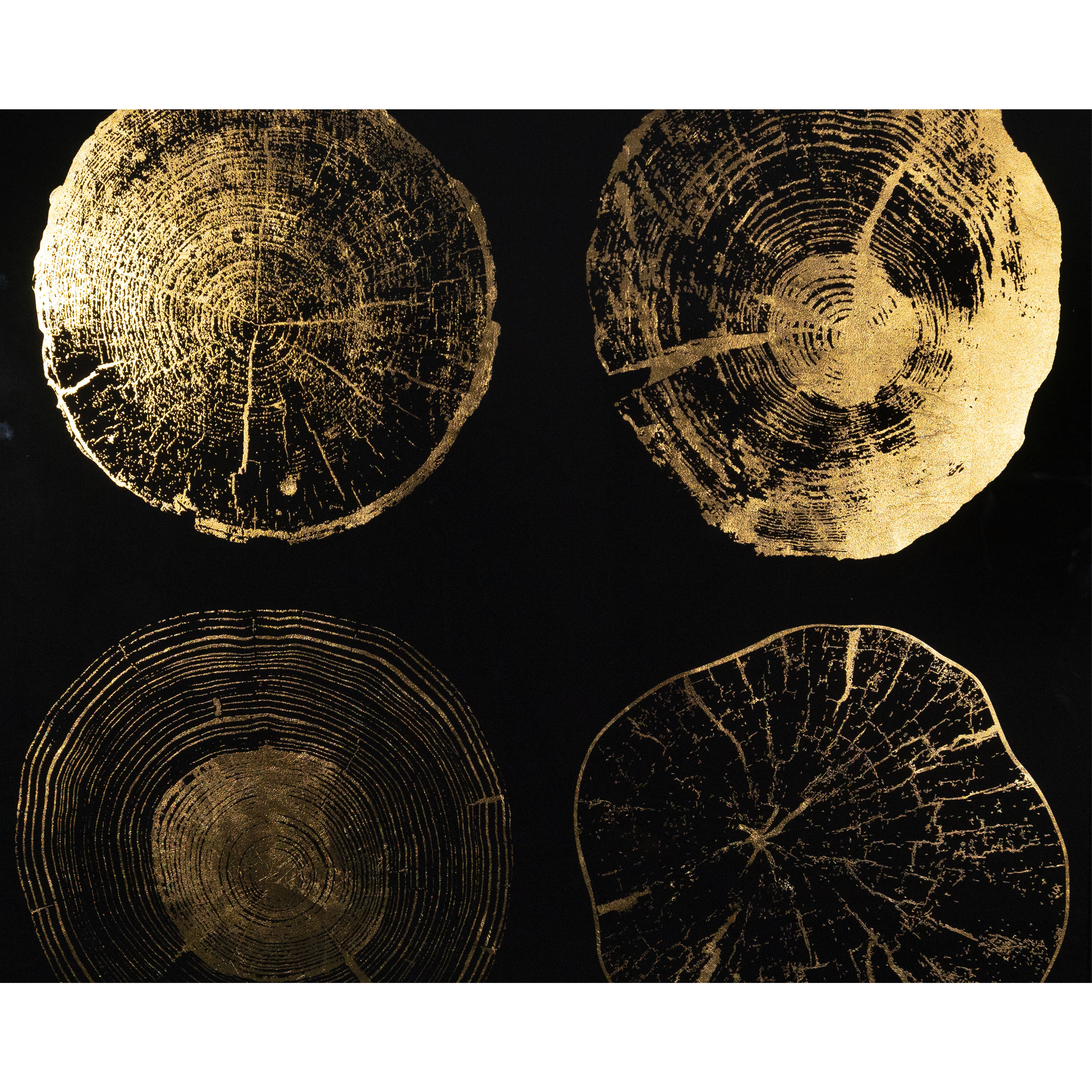 Cross Section Charcoal Luxe Art